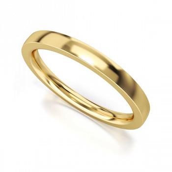 Obrączka ślubna żółte złoto 2,2mm próba 585 • FS527