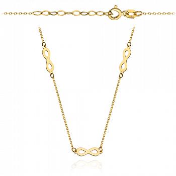 Naszyjnik złoty infinity FUG3-21-CN00188-2