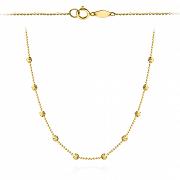 Naszyjnik złoty kulki FUG11-25-N00257-2