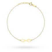 Bransoletka złota nieskończoność FUG2-B01078-585