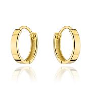Kolczyki złote gładkie kółka FUG7-K01184-375