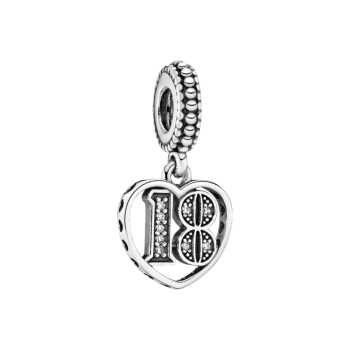 Charms Pandora na 18. urodziny 797262CZ GRAWER GRATIS