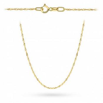 Złoty łańcuszek Singapur 40cm FUG1-L00151-585