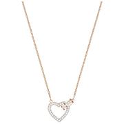 Naszyjnik SWAROVSKI • Lovely Necklace, White, Rose gold plating 5368540 