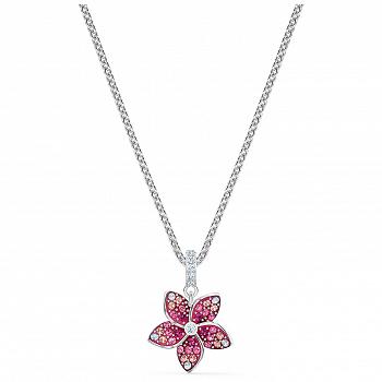 Naszyjnik SWAROVSKI • Tropical Flower Pendant, Pink 5519248 