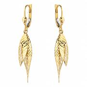 Kolczyki złote długie łezki FUG7-17-K00582-2