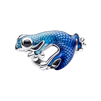 Charms Pandora Niebieski metaliczny gekon 792701C01 GRAWER GRATIS