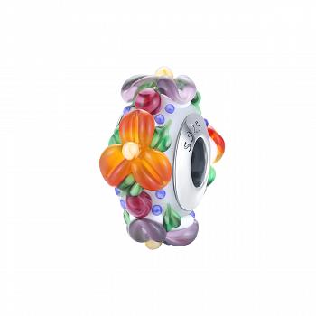 Charms Murrano wiosenne kwiaty FUG0743