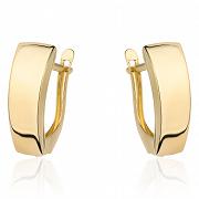 Kolczyki złote gładkie FUG7-25-K01191-2