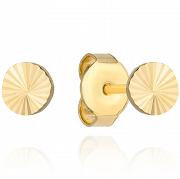 Kolczyki złote diamentowane kółka FUG7-25-K00916-2