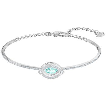 Bransoletka SWAROVSKI • Sparkling Dance Bangle, Green 5485722 