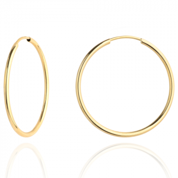 Kolczyki złote kółka 7cm FUG7-33-K01508-1