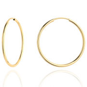 Kolczyki złote kółka 7cm FUG7-33-K01508-1