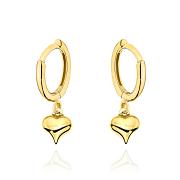 Kolczyki złote wiszące serca FUG7-31-K01672-2