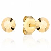 Kolczyki złote kółka diamentowane FUG7-17-K01022-2