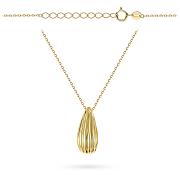 Naszyjnik złoty frezowana łezka FUG3-17-N00627-2