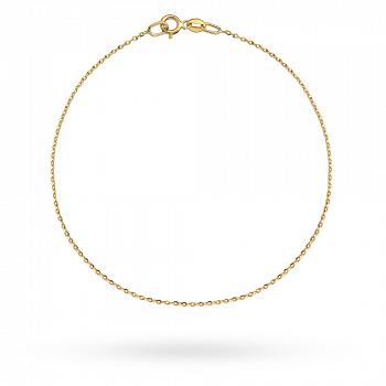 Bransoletka złota na nogę splot rolo FUG2-38-B00503-2