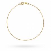 Bransoletka złota na nogę splot rolo FUG2-38-B00503-2