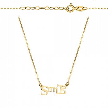 Naszyjnik celebrytka złoty smile FUG5F2C-110F7