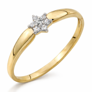 Pierścionek zaręczynowy z cyrkoniami 