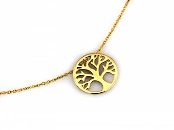 Naszyjnik złoty drzewko szczęścia FUGNA1342