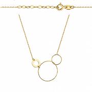 Naszyjnik celebrytka złota Koła FUGA9C1-197FD
