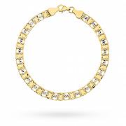 Bransoletka z dwukolorowego złota FUG2-25-B00876-2