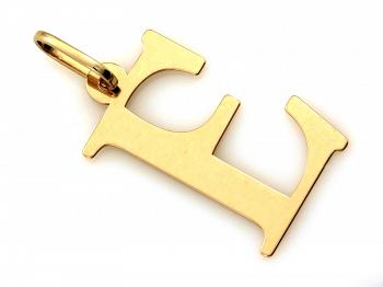 Zawieszka złota literka E FUGZA5616E