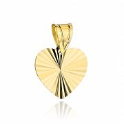 Zawieszka złota diamentowane serce FUG6-34-Z00525-2