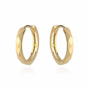 Kolczyki złote diamentowane kółka FUG7-17-K00765-2