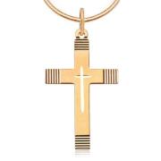 Zawieszka złota krzyż ZLA3176