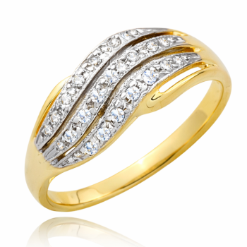 Pierścionek zaręczynowy z cyrkoniami P1733