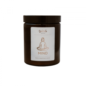 ŚWIECA SOJOWA MIND DRZEWO SANDAŁOWE