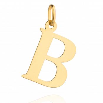 Zawieszka złota literka B duża FUG6-20-Z00217-2
