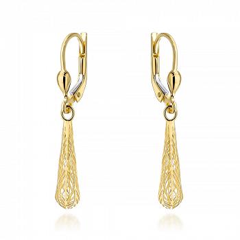 Kolczyki złote ażurowe łezki FUG7-17-K01550-2