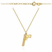 Naszyjnik złoty celebrytka pistolet FUG3-4-CN00297-2