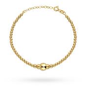 Bransoletka złota z kuleczek FUG2-B01063-585