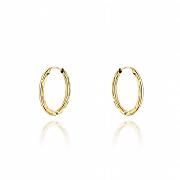 Kolczyki złote kółka diamentowane 1,5cm FUG7-33-K01495-2