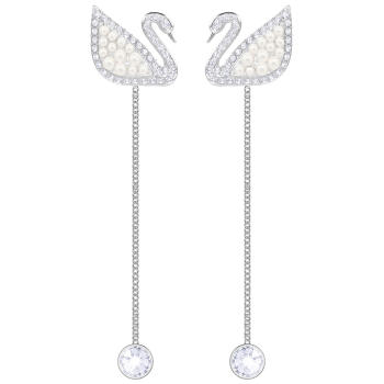 Kolczyki SWAROVSKI • Iconic Swan Pierced Earrings 5429270