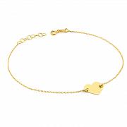 Bransoletka celebrytka złota serce Grawer Gratis FUG2-16-B00279-2