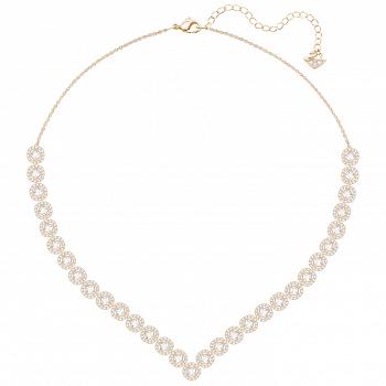 Naszyjnik SWAROVSKI • Angelic Square Necklace, Large, Rose 5351308