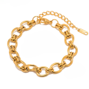 Bransoletka damska pozłacana FUGJDB201433