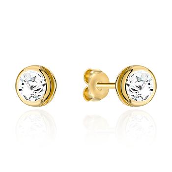 Kolczyki złote z cyrkoniami FUG7-17-K01662-2