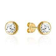 Kolczyki złote z cyrkoniami FUG7-17-K01662-2