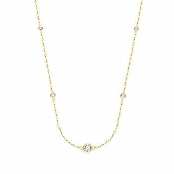 Naszyjnik z kryształami Swarovskiego Spark Felicity NGROLO20785C  