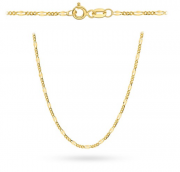 Złoty łańcuszek Figaro Gucci 55 cm FUG1-26-L00061-2