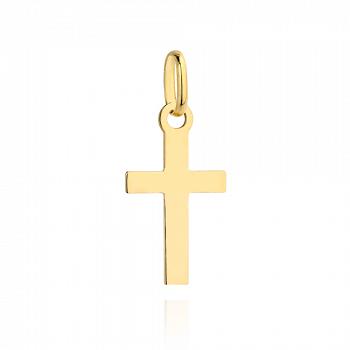 Złoty krzyżyk klasyczny gładki FUG4-9-C00066-2