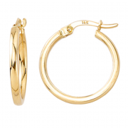 Kolczyki złote kółka FUG7-17-K00718-2