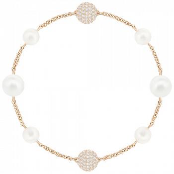 Swarovski Remix Collection ★ Mixed White Crystal Pearl, White, Rose gold plating 5373260