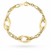 Bransoletka z żółtego złota GRANDE romby FUG2-17-B00754-2